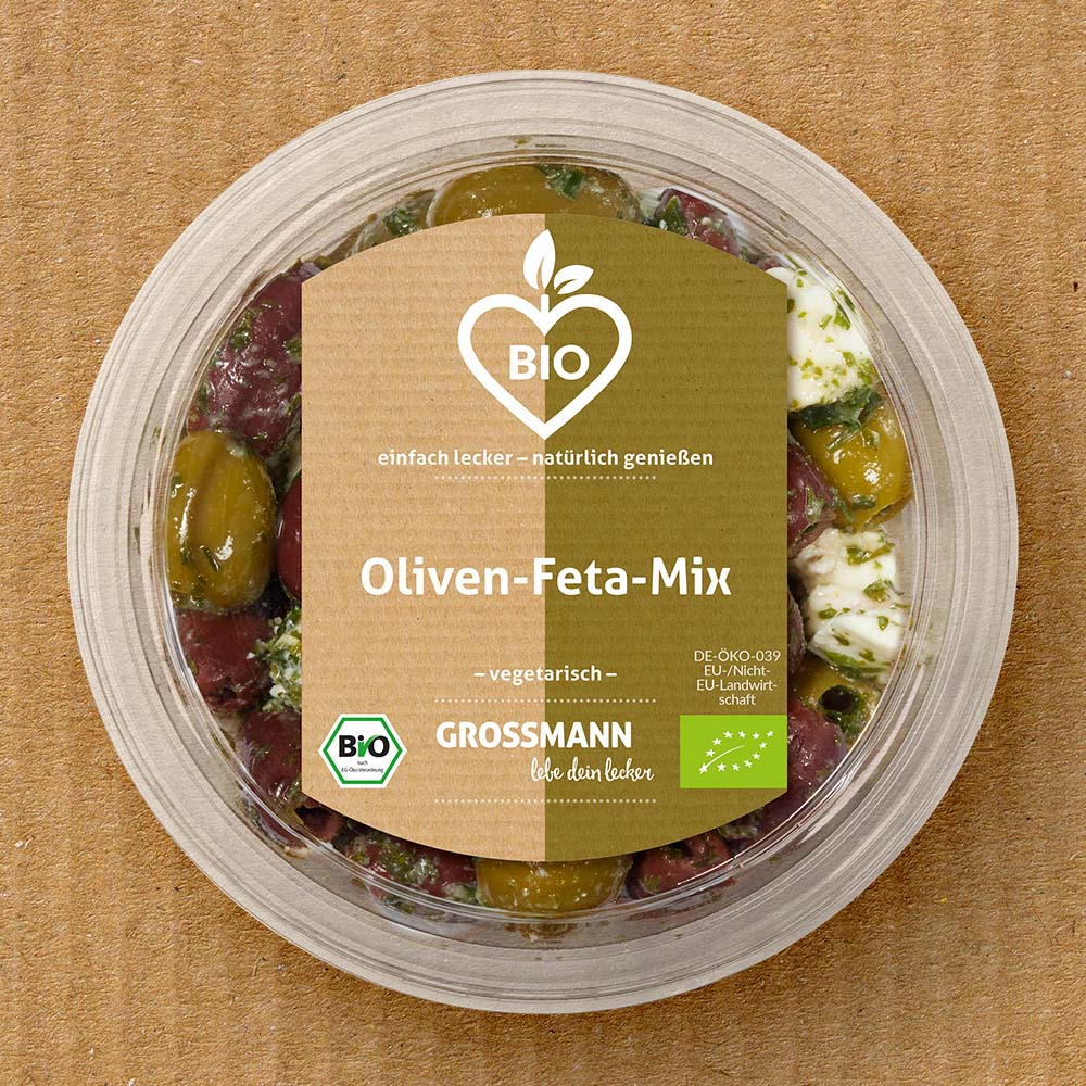 Bio Oliven-Feta-Mix - GROSSMANN