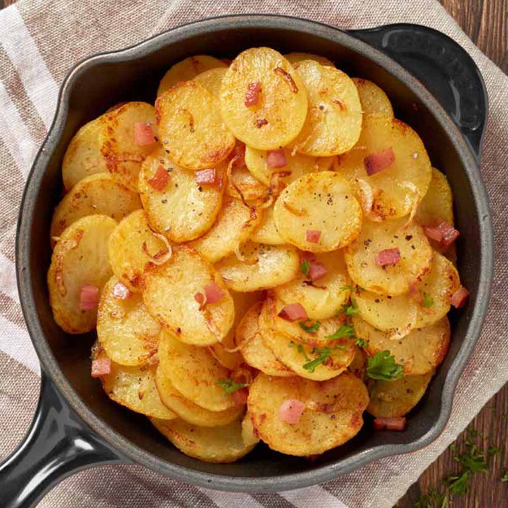 Bratkartoffeln mit Katenschinken - GROSSMANN