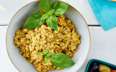 Curry Linsensalat mit Karotten