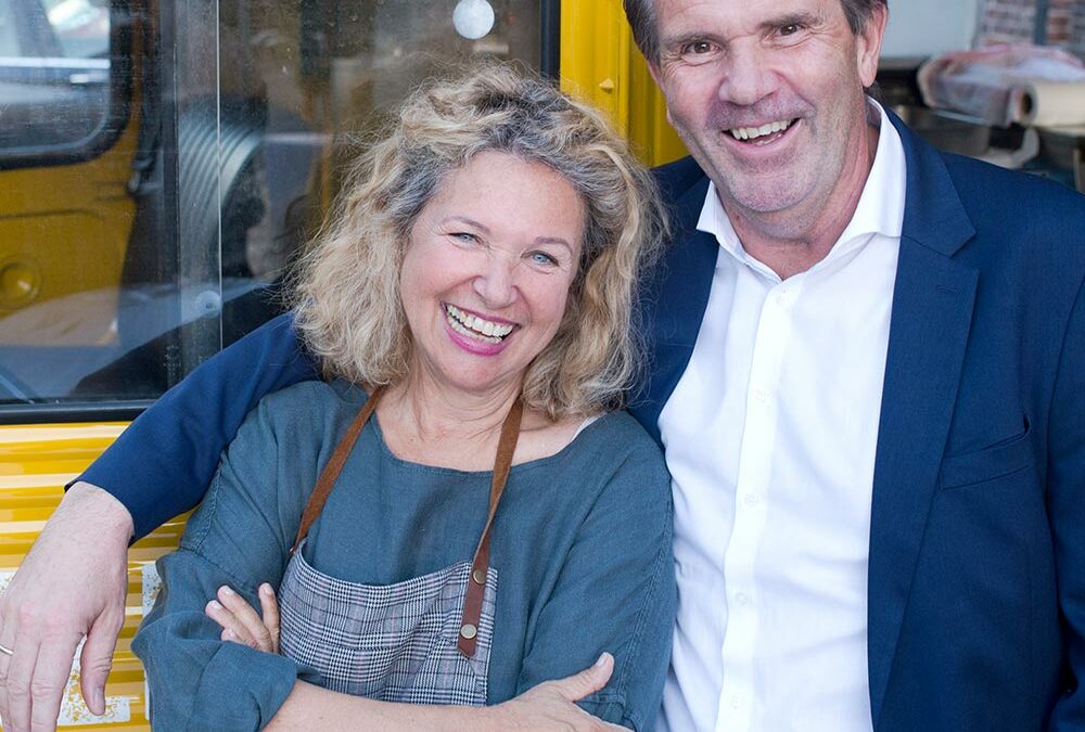 Haya Molcho & Uwe Stöhr (Geschäftsführer Grossmann Feinkost GmbH)
