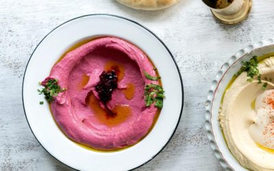 Rezepttipp „Veganes Rote-Bete-Hummus-Panini“